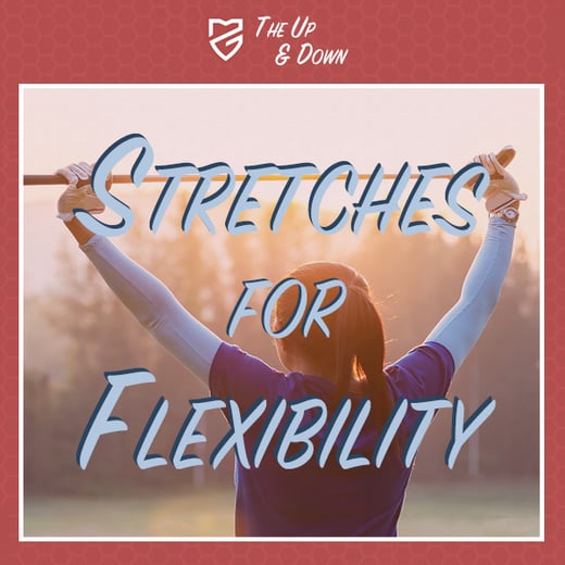 Stretches for flexibility graphic